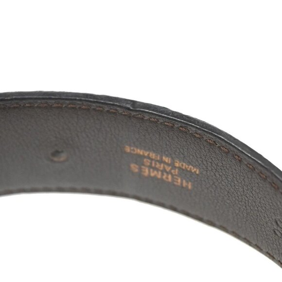 HERMES H Logo Constance Reversible Buckle Belt Leather - Picture 14 of 16